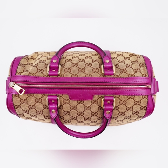 BA01❤️ Gucci GG Canvas Boston Bag - Picture 3 of 16